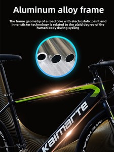 Mountainbike für Herren, Erwachsene, variable Geschwindigkeit, geländegängig, stoßdämpfend, 24 Zoll, faltbar, Soft-Tail-Pendlerfahrrad, Doppelscheibenbremsen - Product Image 3