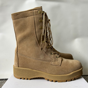 DF702 TSB21 Tactical <b>Hiking</b> <b>Boots</b> Tan High Top Lace Up Suede Outdoor All Seasons Durable Men <b>Boots</b> - Product Image 1