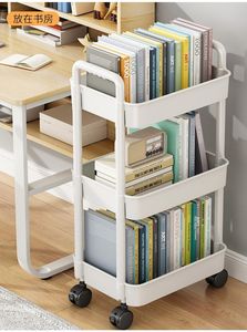 Chariot roulant à 3/4 niveaux, organisateur de rangement mobile pour cuisine, salle de bain, chambre, bébé et collations, étagère multifonctionnelle et roulettes - Product Image 3