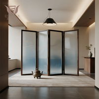 DEMEA Usine Personnalisé Simple Salon Partition Écran Porte Fenêtre Grille Lumière De Luxe En Bois Écran Porte Fenêtre