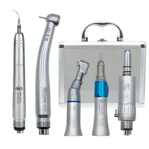 مجموعة قبضة توربينات الهواء عالية ومنخفضة السرعة للأسنان 1 قشارة هوائية + 1 Pana Max 1 Handpiece + 203C مجموعات سرعة منخفضة معدات أطباء الأسنان