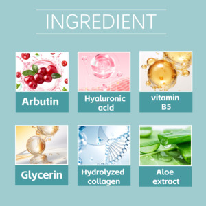 Crema Hidratante Aclarante Antienvejecimiento con Vitamina C y Alfa Arbutina OEM para el Cuidado de la Piel Oscura - Set 4 en 1 para Piel Avanzada - Product Image 2