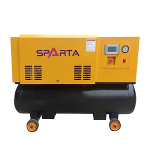 Beste Prijs Superieure Hoge Kwaliteit Riem Aangedreven 8 Bar 20pk Schroef Luchtcompressor 15 Kw Compressor