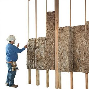 Isolation en <span class=keywords><strong>laine</strong></span> <span class=keywords><strong>de</strong></span> <span class=keywords><strong>verre</strong></span> <span class=keywords><strong>de</strong></span> haute qualité, brun, R19, épaisseur <span class=keywords><strong>60</strong></span>-200 mm, densité 10-48 kg/m3, rouleaux pour usage extérieur et chambre à coucher - Product Image 1