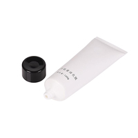 Tube cosmétique transparent en plastique sans BPA pour lotion corporelle et crème solaire, avec bouchon à vis, couleur personnalisée, souple et flexible