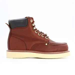Botas de tobillo de cuero hechas a medida con suela plana y botas de senderismo para exteriores con certificación CE - Product Image 2