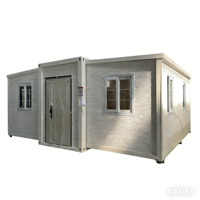 Maisonnette préfabriquée avec 1 chambre, salle de bain et séjour pour extensions de maison et location