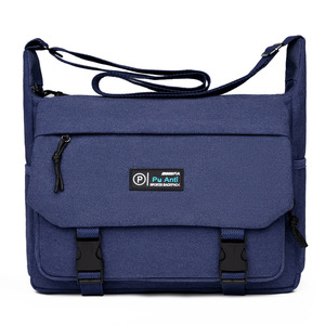 Wholesale Men's Cross-body Bag Fashion Canvas Single Shoulder Bag Waterproof <b>Backpack</b> Leisure Bag - Product Image 4