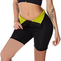 Pantalones cortos adelgazantes de Sauna para mujer, pantalones de compresión de neopreno para ejercicio, mallas de gimnasio para Yoga
