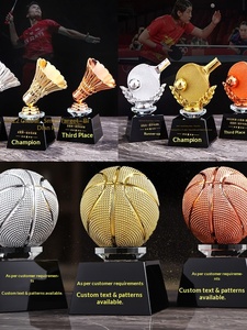 Trofeo <span class=keywords><strong>de</strong></span> Cristal <span class=keywords><strong>de</strong></span> Resina Deportiva Personalizado |   Premios para Equipos <span class=keywords><strong>de</strong></span> Tenis <span class=keywords><strong>de</strong></span> Mesa/Baloncesto/Fútbol/Bádminton/Voleibol - Product Image 2