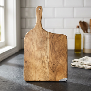 Bandeja para Servir Alimentos, Tabla de Quesos, Plato de Madera Apto para Lavavajillas, Rectangular, Resistente al Agua, Ecológico, Tabla de Cortar de 2 cm de Grosor - Product Image 1