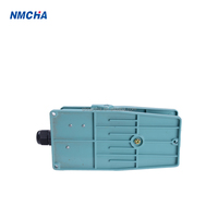 Interrupteur à pédale double bouton-poussoir TFS-402, étanche IP65, design métallique, 10A, réinitialisation automatique, noir, pour machines à tatouer
