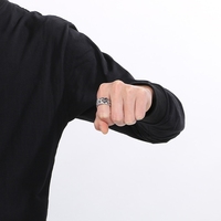 Bague cubaine hip-hop polie à la main, anti-ternissement, de qualité supérieure, pour hommes, en acier inoxydable 316 – Meilleure vente
