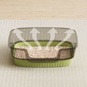 Großhandel Katzenklo Haustierzubehör Große Plastik-Katzenstreu-<span class=keywords><strong>Box</strong></span> - Product Image 3