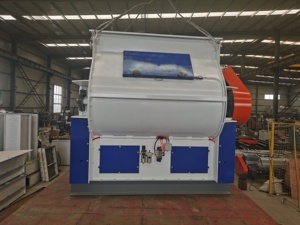 Nouveau mélangeur à ruban 5 tonnes/h 11 kW en acier inoxydable, machine de traitement des aliments, équipement de mélange de poudre de céréales <span class=keywords><strong>pour</strong></span> <span class=keywords><strong>poulet</strong></span> - Product Image 3