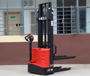 Truk palet semi-elektrik Hydraulic Ulis bekas baru 5T kapasitas pemuatan pompa tumpuk komponen inti mesin baterai listrik - Product Image 3