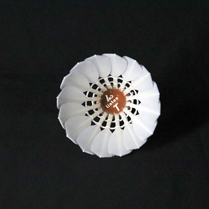 Plume de canard de qualité supérieure Linton modèle LT-T blanche pour raquette de badminton <span class=keywords><strong>Master</strong></span> Straighten, tête en liège à 3 couches - Product Image 4