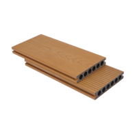 Planches de terrasse extérieures en WPC co-extrudé de 1,5 mm d'épaisseur |   Planche écologique moderne anti-UV, antidérapante, ignifuge, imperméable pour utilisation en parc, garantie 5 ans