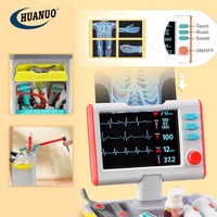 Jouets de jeu de rôle de médecin d'hôpital, jeu de simulation de kit médical, jouet de médecin, appareil d'échographie pour enfants