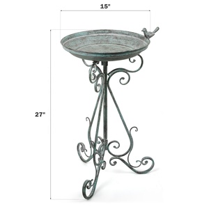 Stable <b>Stand</b> High Large Water Storage Wash Ornament Tube Garden Feeder <b>Bird</b> Bath Mold - Product Image 1