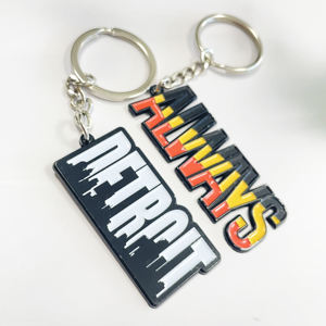 سلاسل مفاتيح معدنية مخصصة عالية الجودة مع شعار أو اسم شخصي مطلي بالمينا الناعمة - Product Image 6