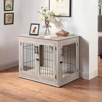 Nichoir pour chien en bois massif moderne et durable, respirant, pour intérieur et extérieur, disponible en plusieurs tailles pour chiens de petite, moyenne et grande taille