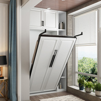 Lit pliable caché multifonctionnel Shiyi Armoire pliante à une paroi avec rabat pour meubles de maison Style panneau de bois