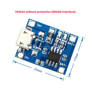 Módulo de Carga USB Tipo-C TOPCUS TP4056 1A 2 en 1 con Placa de Protección para Cargador de Batería de Litio 18650 - Product Image 6