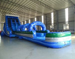 Nouveau design Xinyue Toboggan gonflable en PVC extra long 15x5m Thème sportif Unisexe Amusant Toboggan aquatique pour location événementielle Souffleur et kit de réparation inclus - Product Image 4