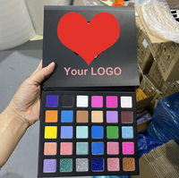 Palette de maquillage haute pigmentation, palette de fards à paupières, personnalisez votre logo, palette de fards à paupières DIY