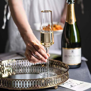 Flûtes à champagne <span class=keywords><strong>en</strong></span> <span class=keywords><strong>or</strong></span> avec bordure <span class=keywords><strong>en</strong></span> <span class=keywords><strong>or</strong></span> pour mariage - Product Image 2