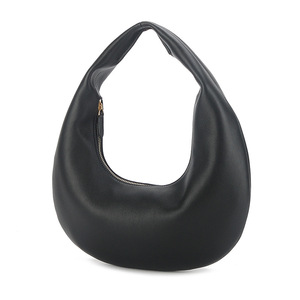 Spring/Summer High-End Women's <b>Handbag</b> Luxury Simple Fashion Cowhide Tote Bag <b>Medium</b> Size Oval Genuine Leather Denim Tanjing - Product Image 5