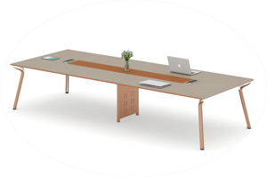 Mơ mộng <span class=keywords><strong>Maple</strong></span> gỗ rắn văn phòng hội nghị cuộc họp Bàn phòng họp phong cách thiết kế tối thiểu hiện đại - Product Image 2