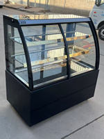 Réfrigérateur Vitrine Vitrine Congélateur Verre Acrylique Pâtisserie Donut Gâteau Pain Réfrigérateur Alimentaire Boulangerie Vitrine