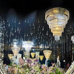 Lampu Gantung Akrilik Modern Kustom untuk Lobi Hotel & Aula Pernikahan untuk Dekorasi Interior & Pencahayaan - Product Image 2