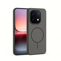 Pour IQOO/Vivo//Honor/Redmi/ Étui de téléphone en acrylique à dos rigide à bord souple magnétique antichoc deux-en-un Affaires