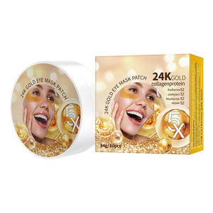 Mascarilla de gel de colágeno de algas marinas con oro de 24k para el cuidado de los ojos, de alta calidad y gran venta, OEM. - Product Image 1