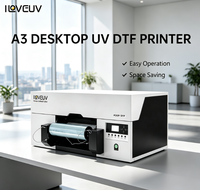 Imprimante UV DTF A3 multifonctionnelle à plat pour transfert de films, petite machine d'impression de logos à jet d'encre, modèle 2026 en promotion