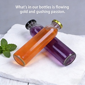 Botella de Vidrio Transparente para Jugo de 500 ml para Bebidas, <span class=keywords><strong>Brandy</strong></span>, Bebidas Energéticas con Tapa de Rosca y Estampado en Caliente - Product Image 6