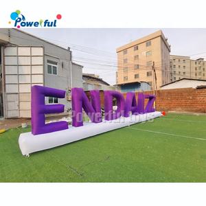 Logo gonflable personnalisé de lettres de l'alphabet annonçant le modèle de mot gonflable d'Oxford - Product Image 2