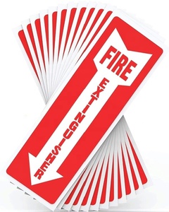 Tamaño personalizado Fuego/Emergencia/Reflectante 4 pulg. Pegatina <span class=keywords><strong>de</strong></span> señal <span class=keywords><strong>de</strong></span> extintor <span class=keywords><strong>de</strong></span> PVC blanco y rojo <span class=keywords><strong>de</strong></span> 18 pulgadas - Product Image 3
