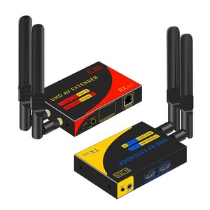 Xput Alloy 100 Meter Ethernet <strong>Wireless</strong> <strong>HDMI</strong> Extender 4K 100M <strong>HDMI</strong> Video <strong>Transmitter</strong> <strong>and</strong> <strong>Receiver</strong> <strong>HDMI</strong> VGA Simultaneous Output - Product Image 2