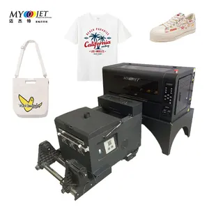 Imprimante à jet d'encre DTF à encre pigmentée Myjet 30cm Cheap Factory-Supply Petite machine d'impression DTF XP600 I1600 T shirt directement