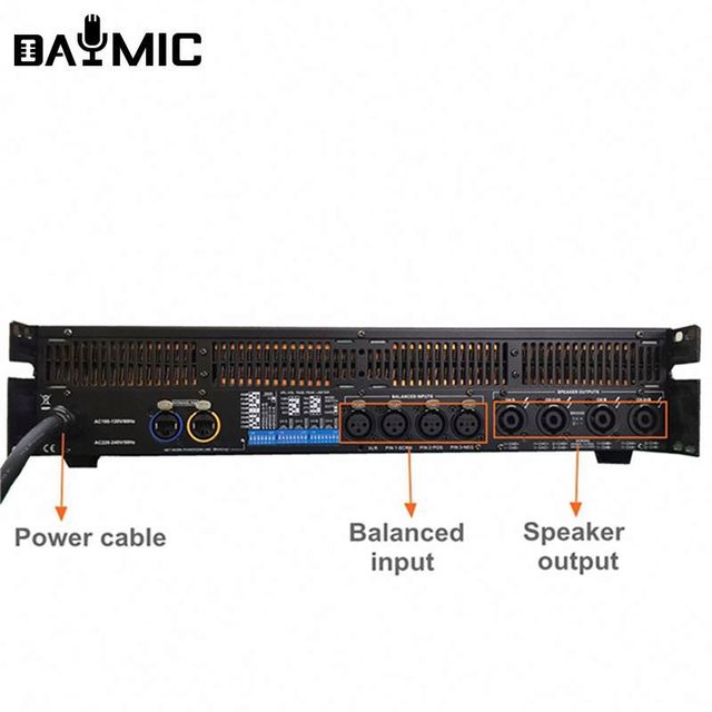 Professional High Power FP 10000q 14000Q 2500W*4 10000 Watts Amplifier for Subwoofer Speaker Equipment