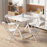 2025 Klappbarer Esstisch im nordischen Stil Esszimmer möbel Abendessen Klapptisch