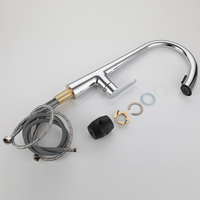 Robinet de cuisine ELOILO au design moderne, en acier inoxydable gris anthracite, classique, extractible, monocommande, à poser sur comptoir, commande tactile, céramique