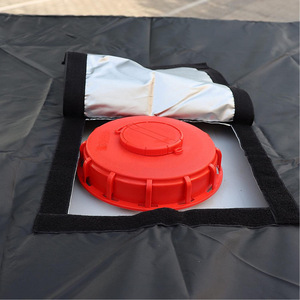Housse de protection noire pour réservoir d'eau IBC 1000L, protection contre la pluie et le soleil pour réservoir de stockage d'eau extérieur - Product Image 4