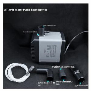 Chuangxing AT304超静か水中水ポンプ魚タンク用ミニ水族館高温耐性フィルタープラスチック製 - Product Image 2