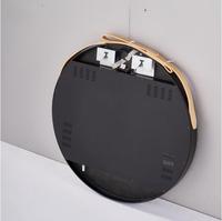 Innova — miroir rond LED de qualité supérieure avec sangle en PU, lecture de musique vidéo, Wifi, miroir de salle de bains, de télévision intelligente