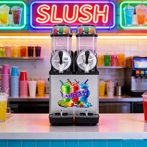 Machine <span class=keywords><strong>à</strong></span> Granita Commerciale 12L/24L/36L – Distributeur de <span class=keywords><strong>Jus</strong></span> Électrique pour Boissons Glacées, <span class=keywords><strong>Smoothies</strong></span> <span class=keywords><strong>et</strong></span> Margaritas – 1, 2 ou 3 Réservoirs - Product Image 3